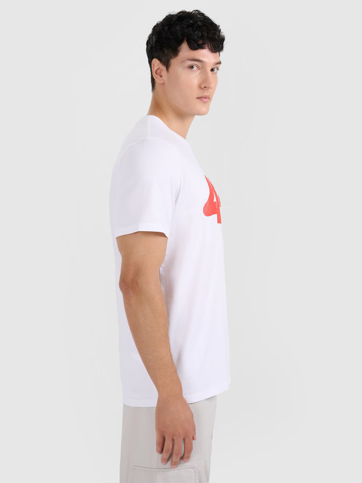 T-shirt regular z nadrukiem męski