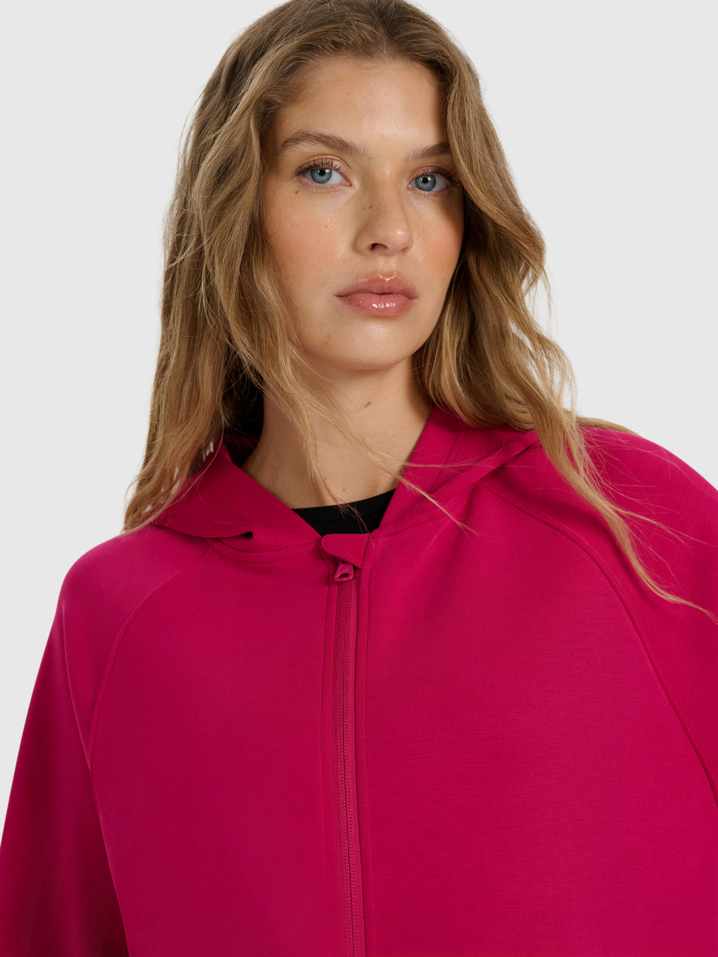 Bluza dresowa rozpinana z modalem damska