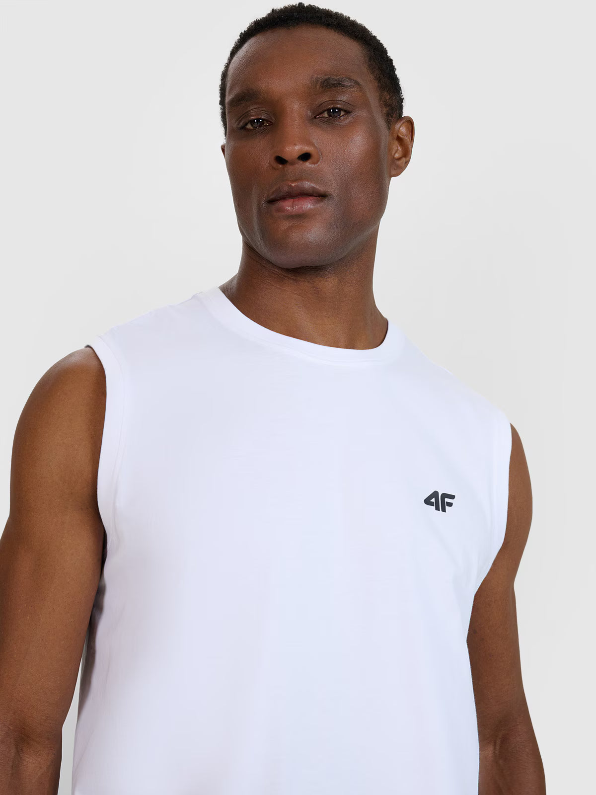 Tank top regular gładki męski