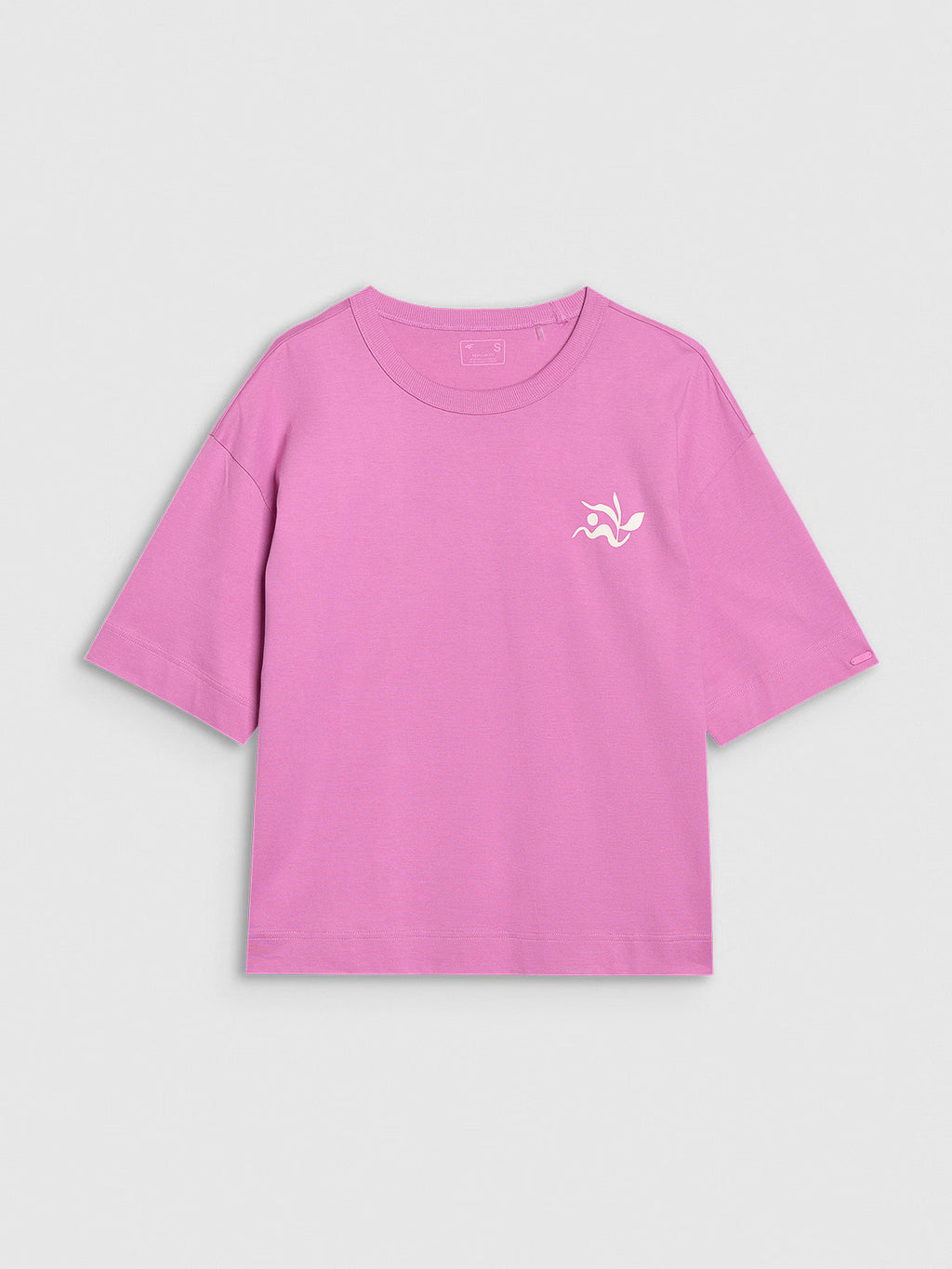 T-shirt regular z nadrukiem damski