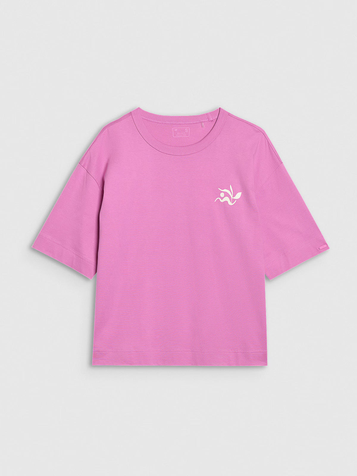 T-shirt regular z nadrukiem damski