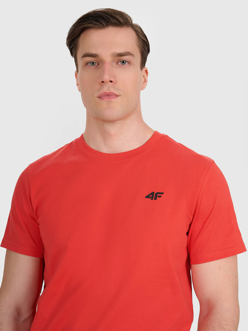 T-shirt regular gładki męski
