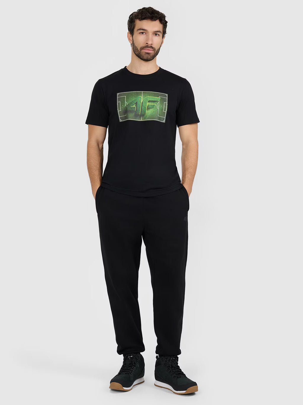 T-shirt regular z nadrukiem męski