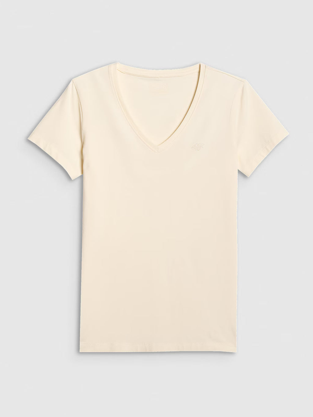 T-shirt slim gładki damski