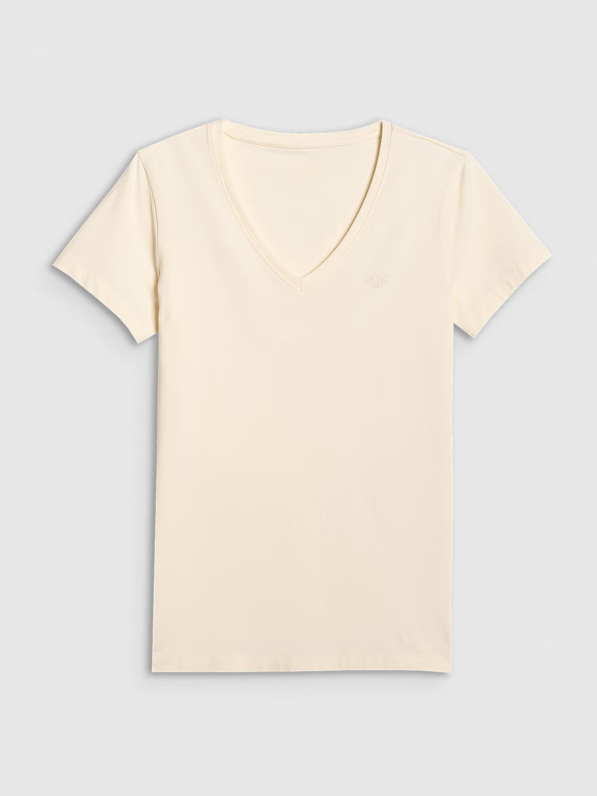 T-shirt slim gładki damski