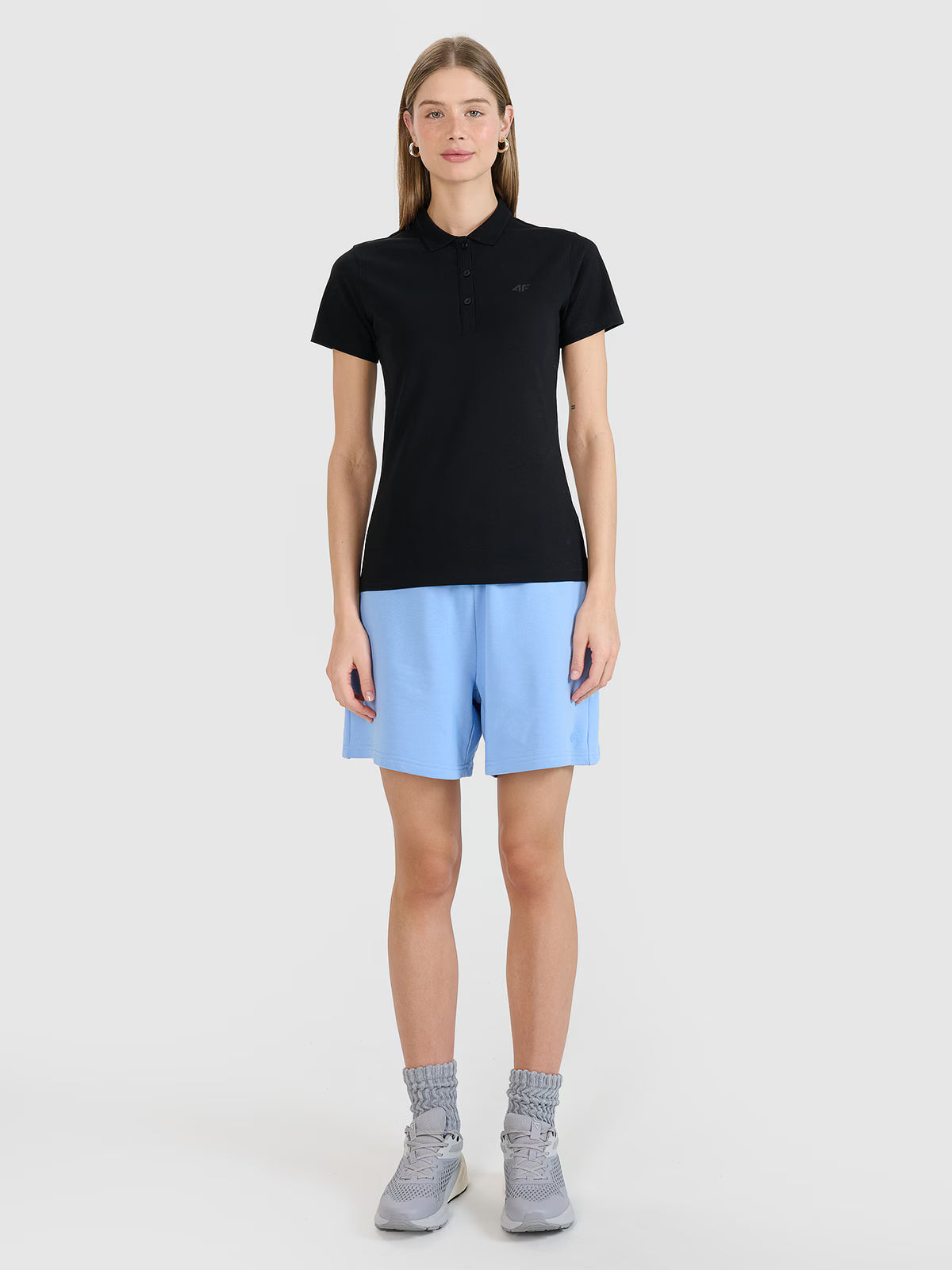 Koszulka polo slim damska