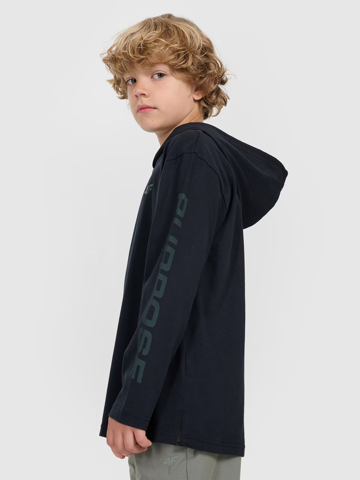 Longsleeve regular z nadrukiem chłopięcy