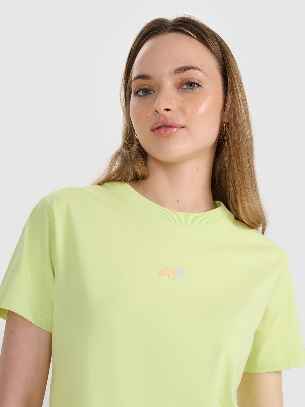 T-shirt oversize z nadrukiem damski
