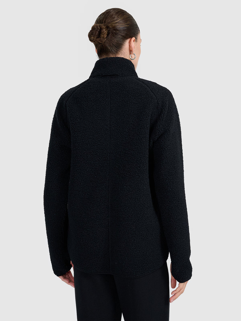 Polar sherpa ze stójką oversize damski