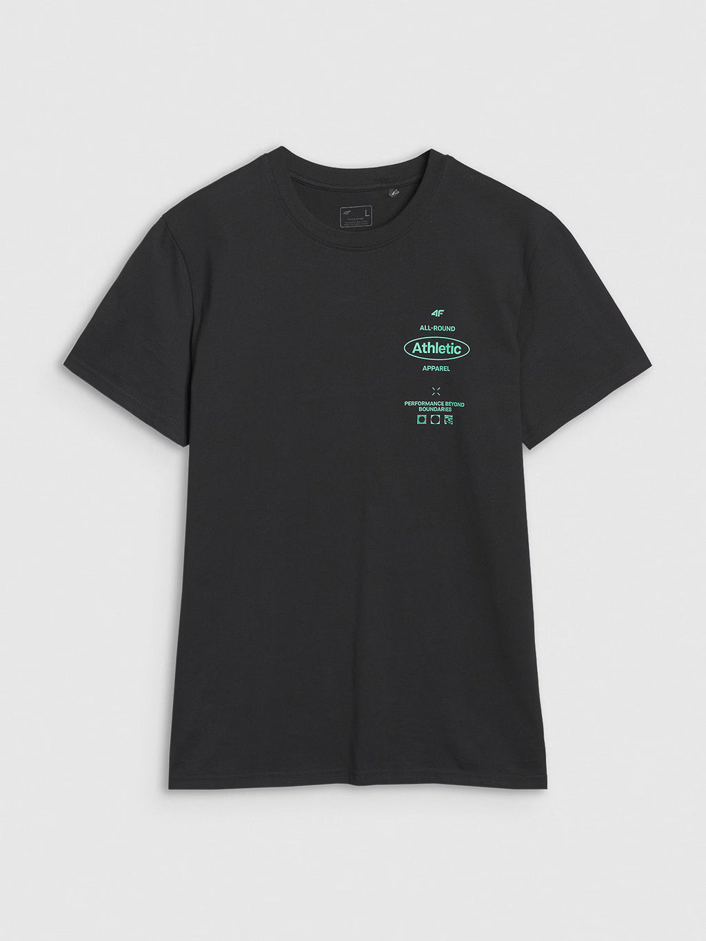 T-shirt regular z nadrukiem męski