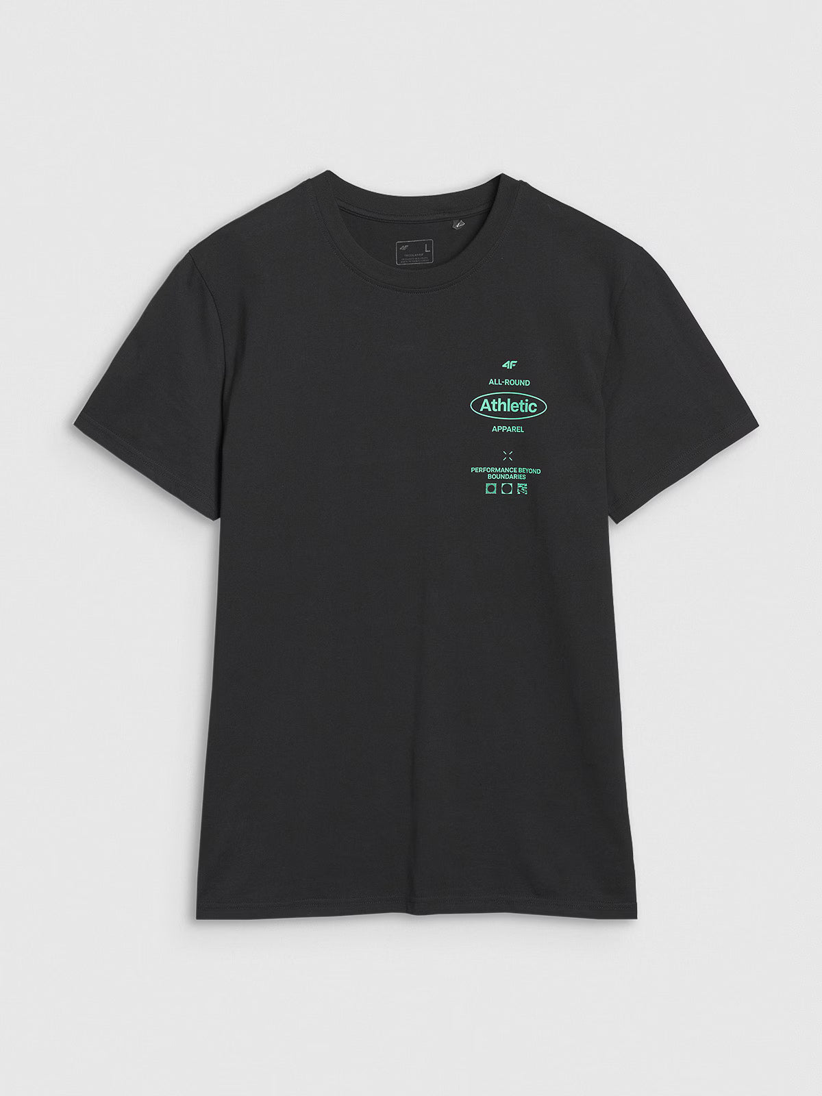 T-shirt regular z nadrukiem męski