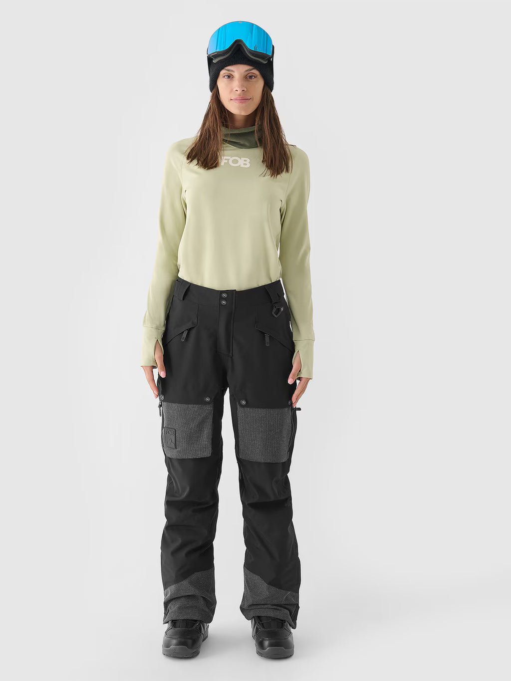 Spodnie snowboardowe membrana 10000 damskie