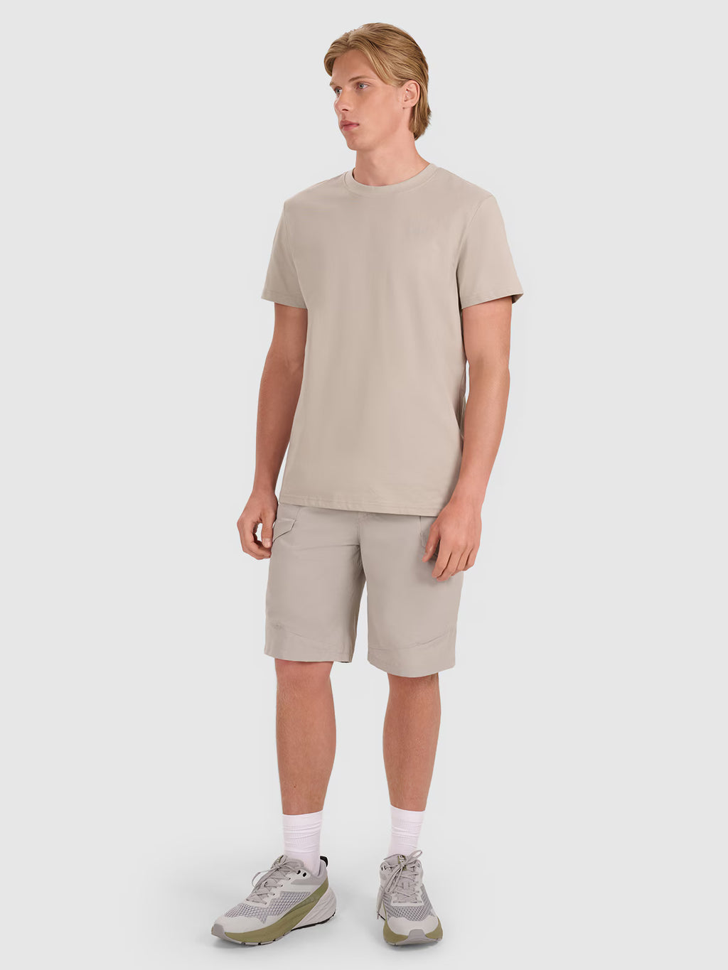 T-shirt regular gładki męski