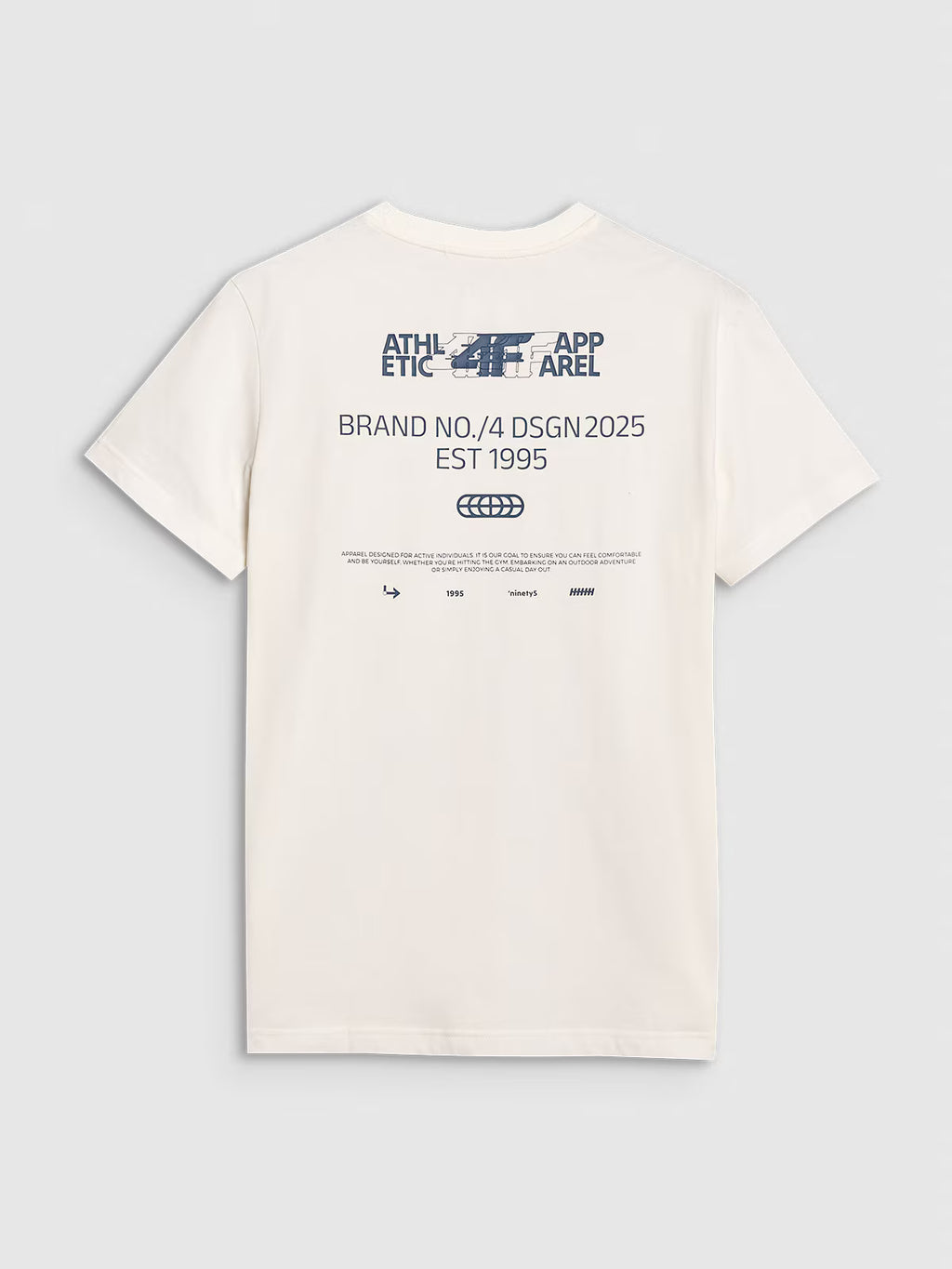 T-shirt regular z nadrukiem męski
