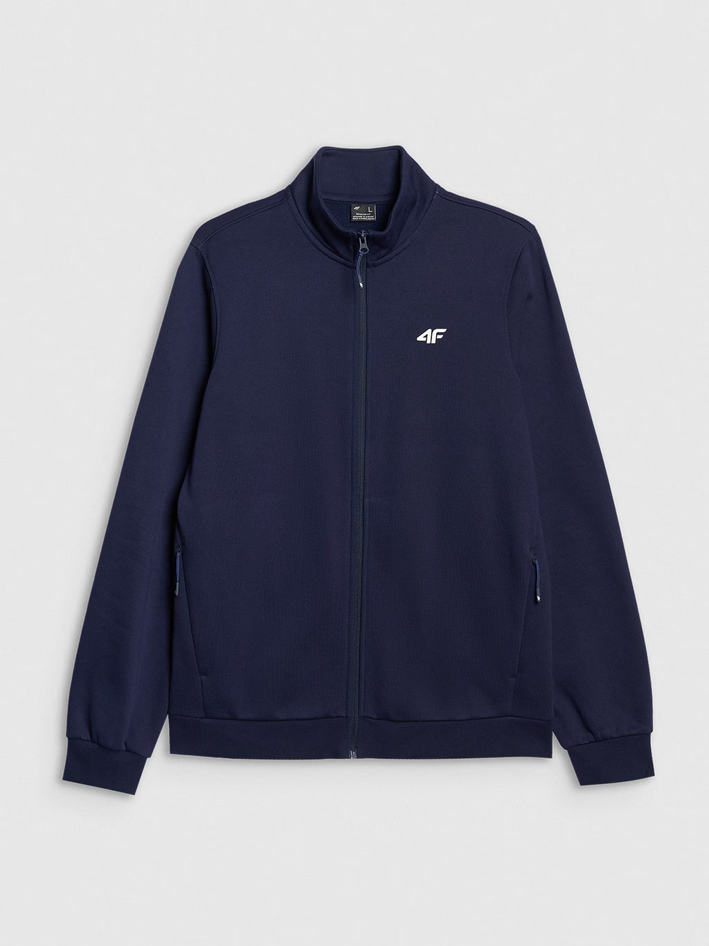 Bluza dresowa rozpinana bez kaptura męska