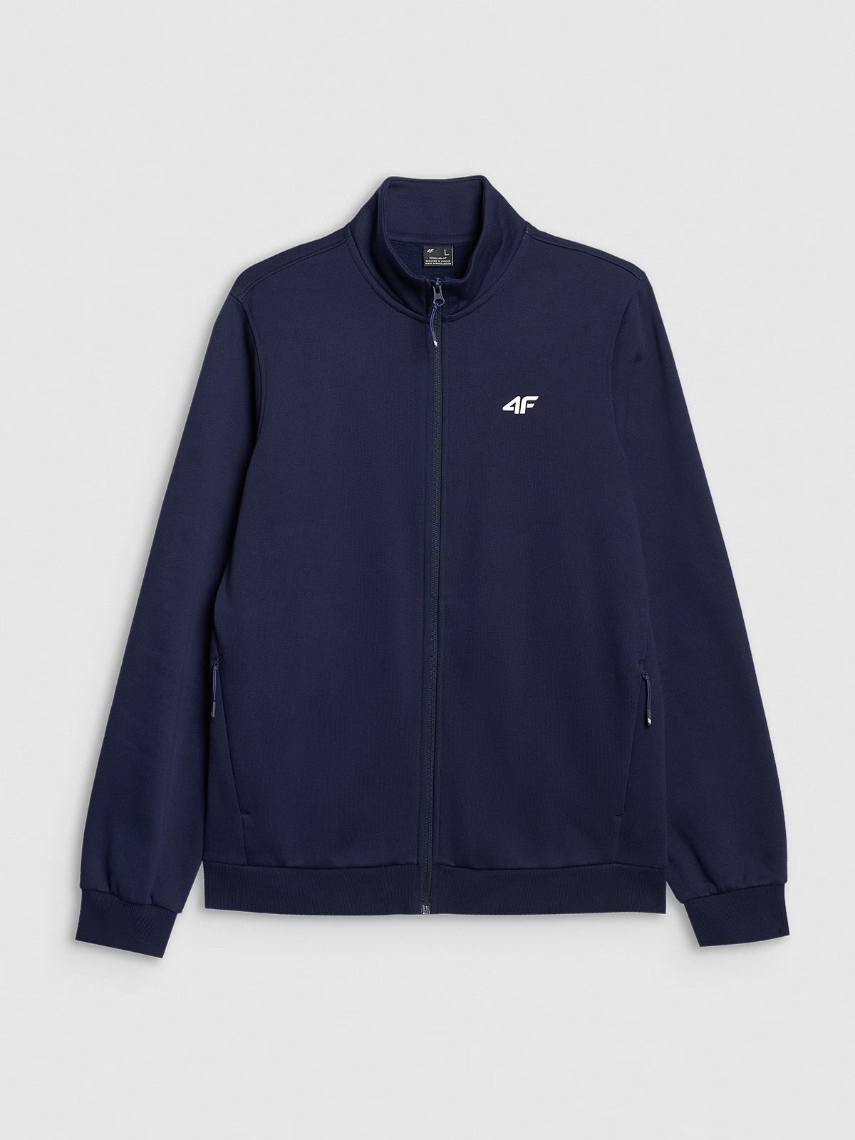 Bluza dresowa rozpinana bez kaptura męska