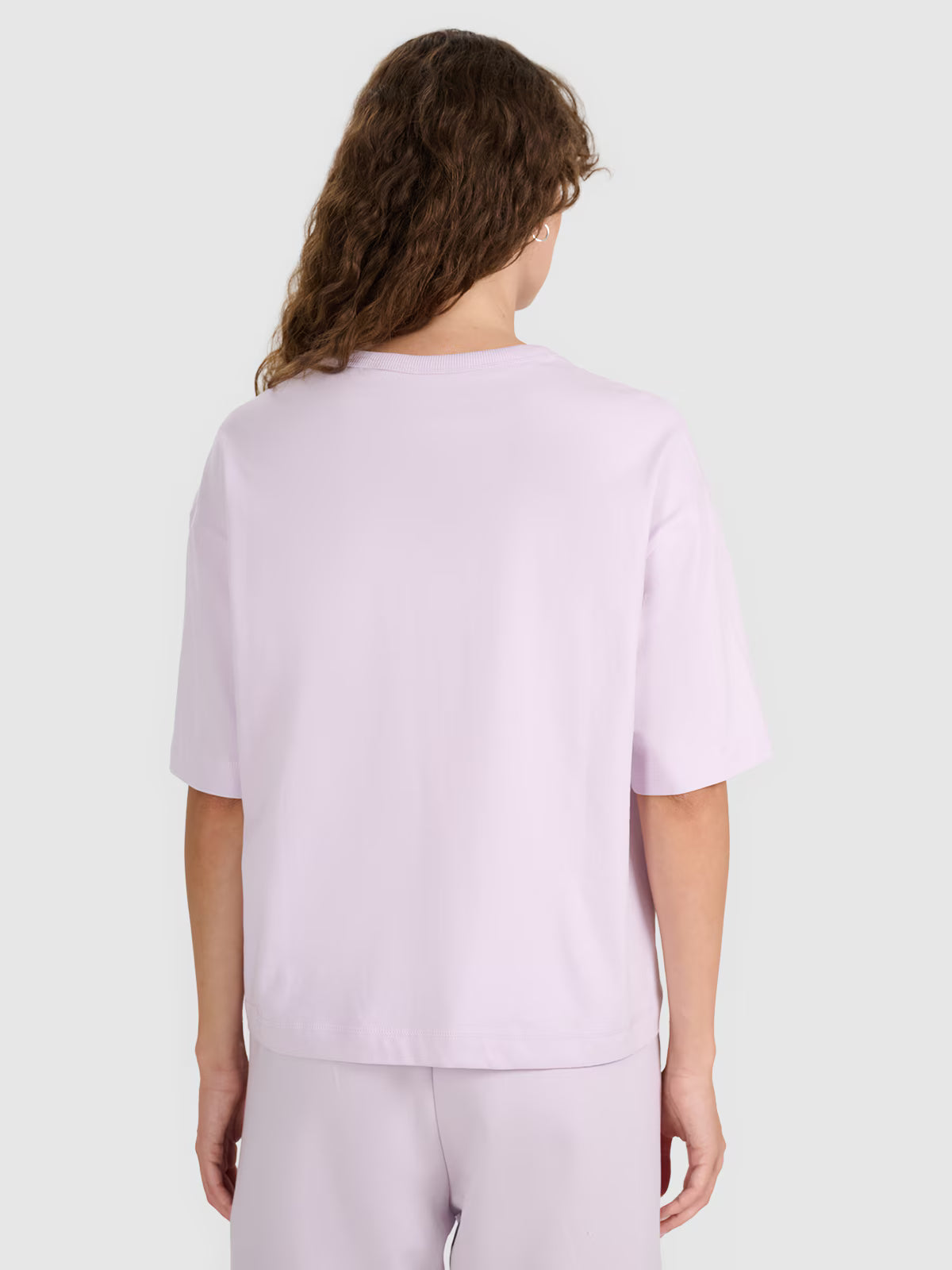 T-shirt oversize gładki damski