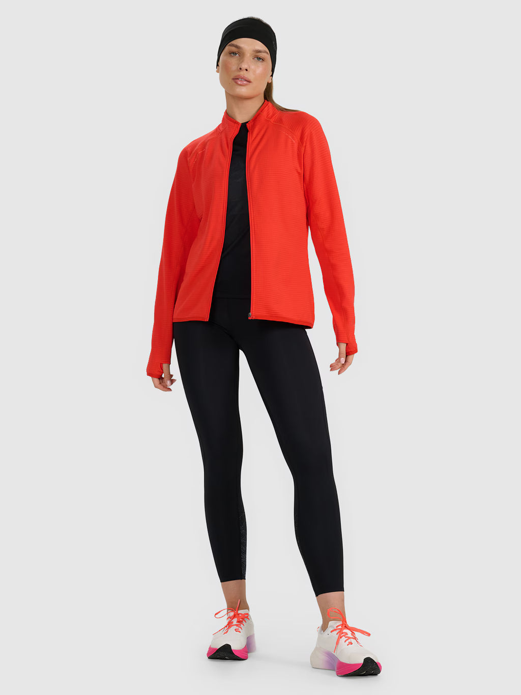 Bluza do biegania regular szybkoschnąca damska