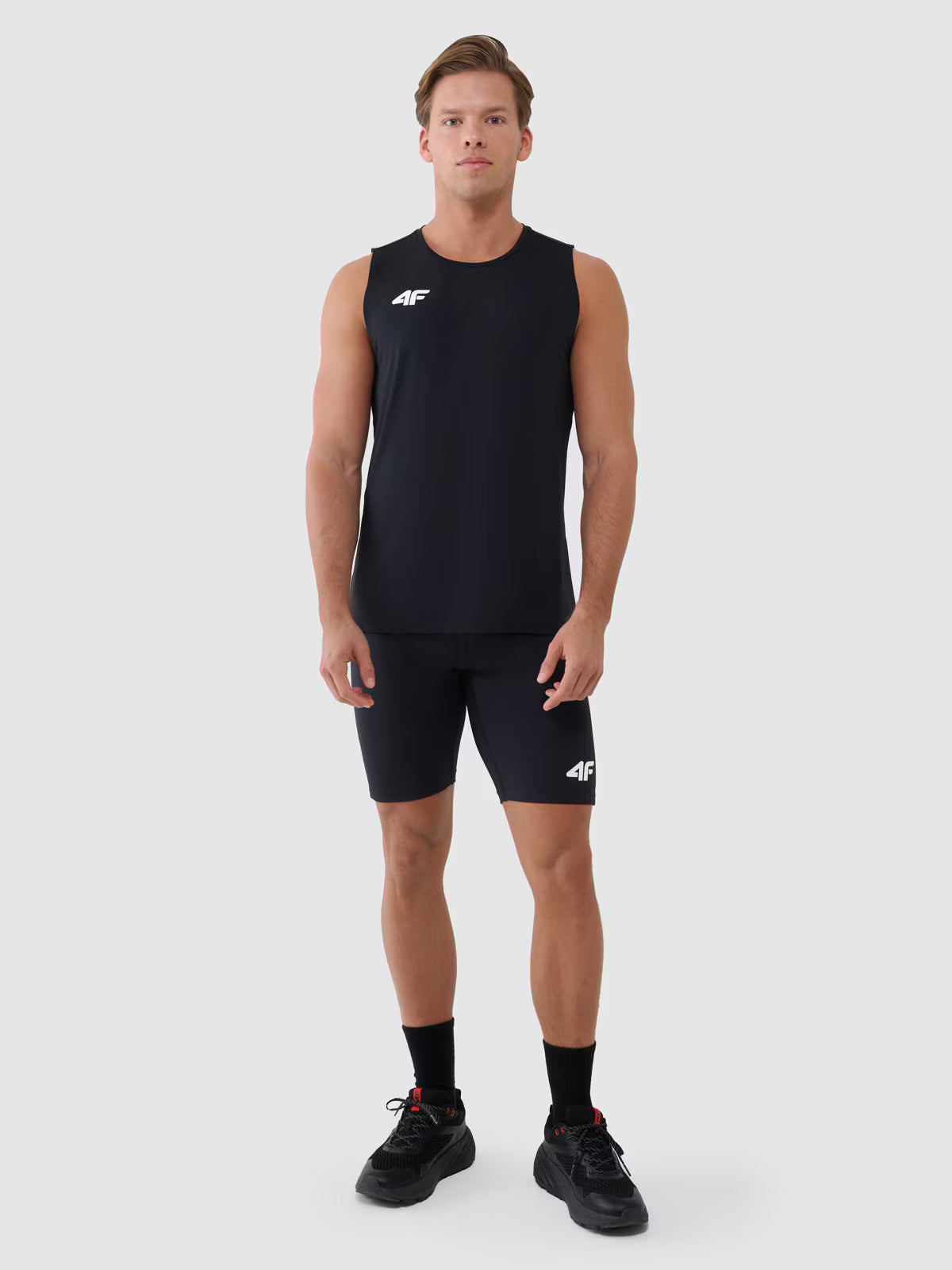 Legginsy krótkie treningowe męskie