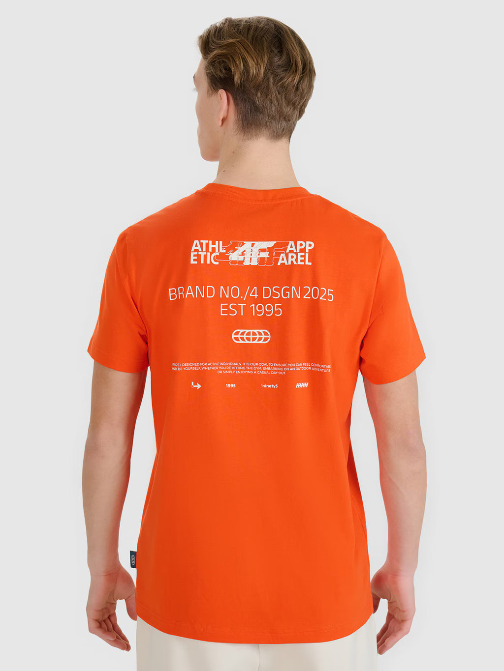 T-shirt regular z nadrukiem męski