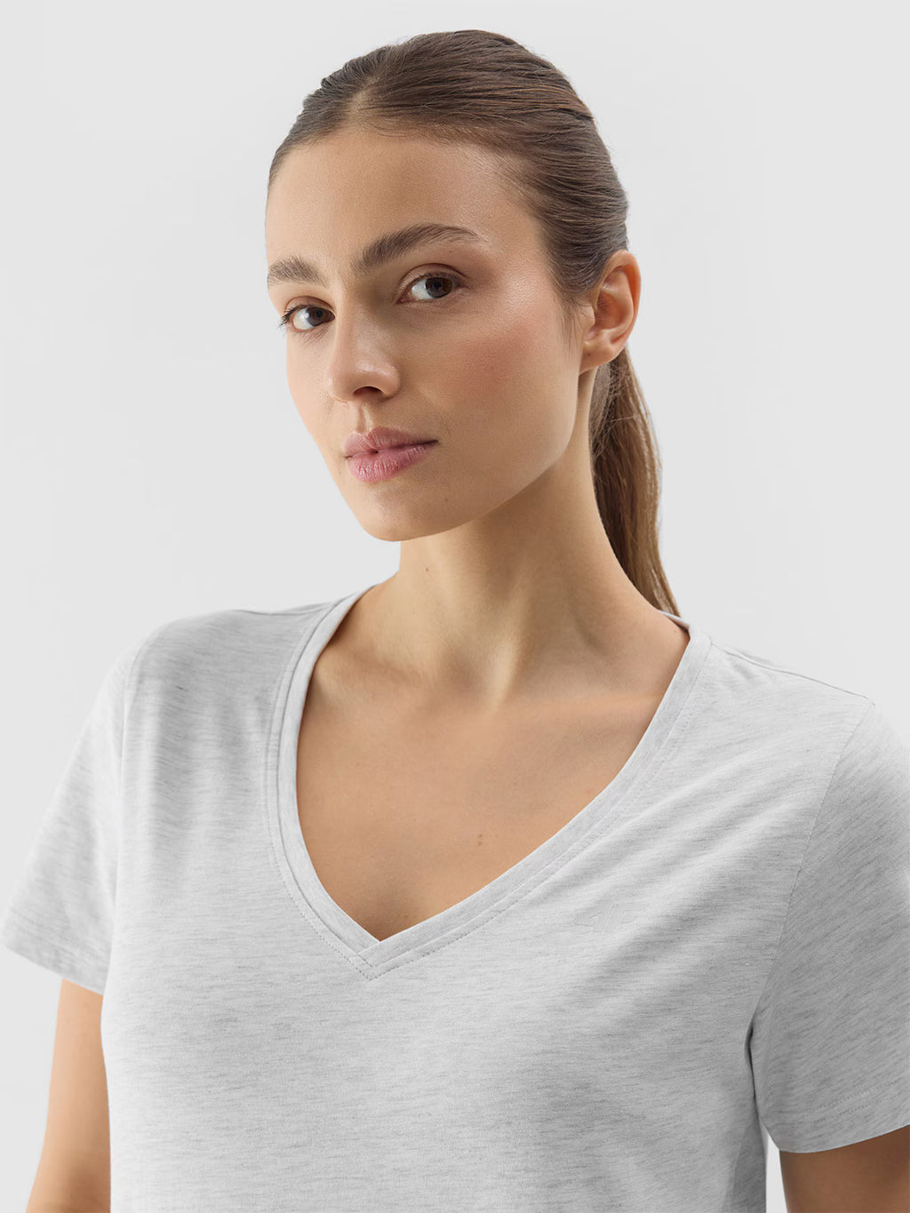 T-shirt gładki damski