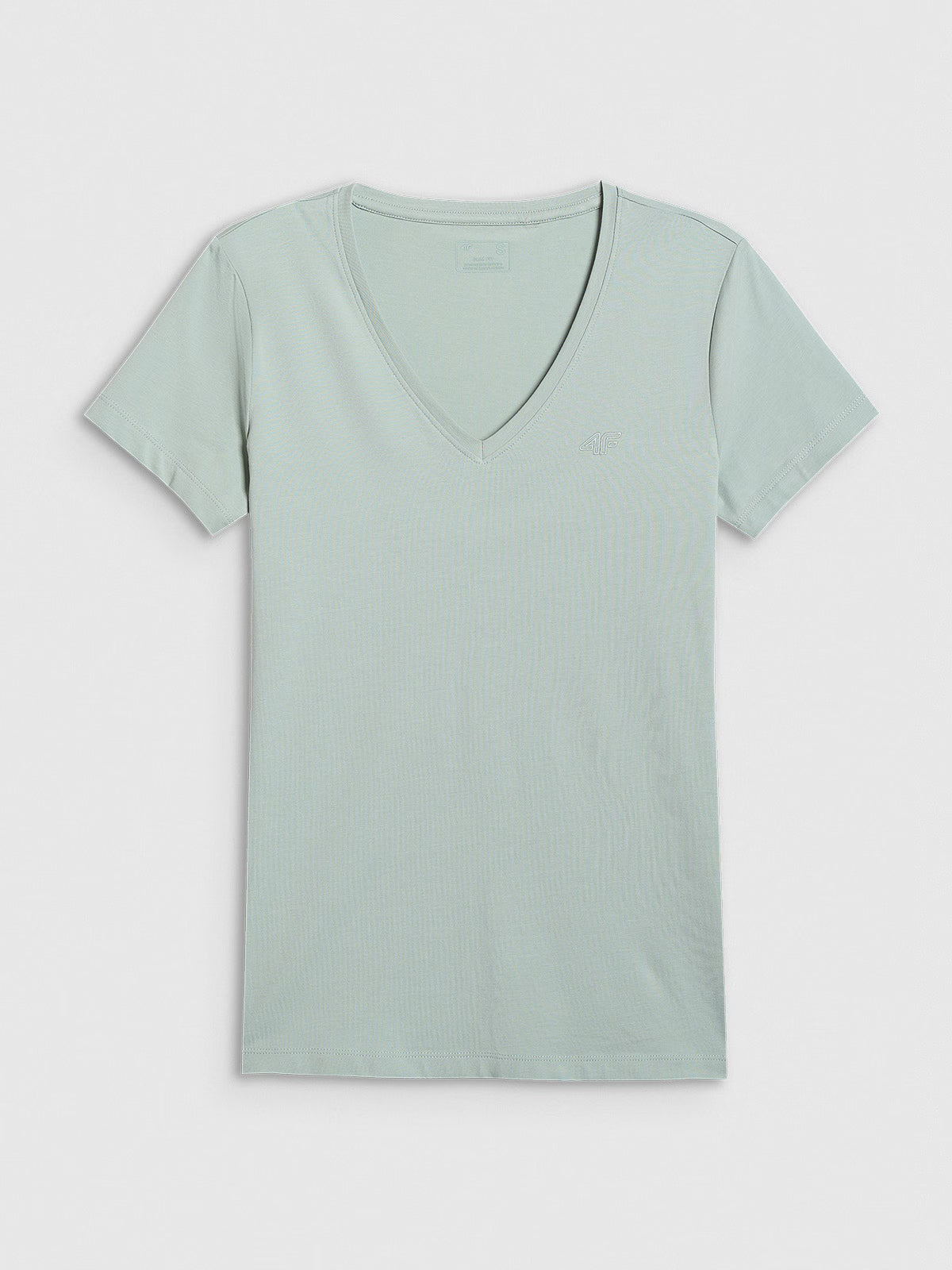 T-shirt slim gładki damski