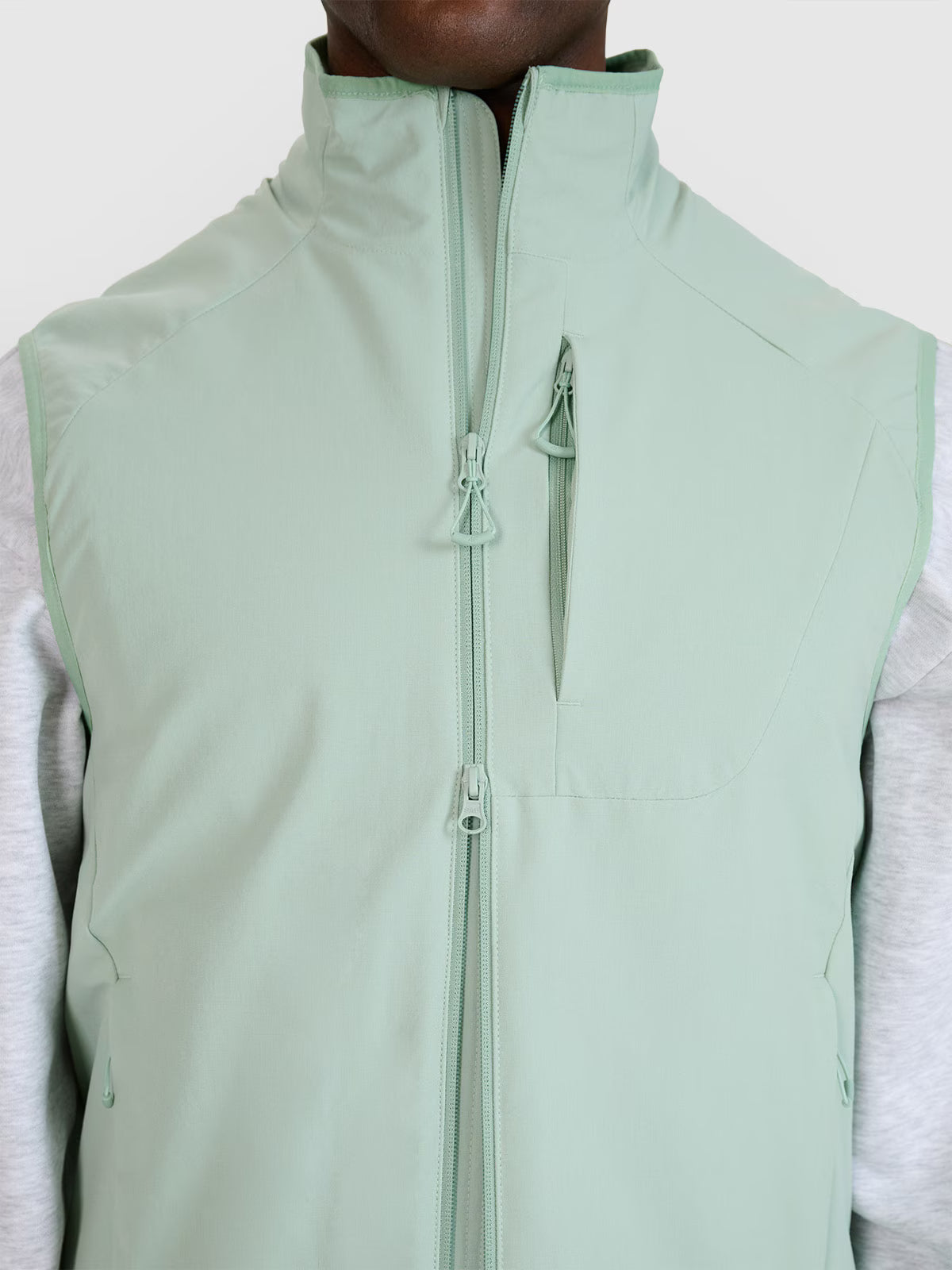 Bezrękawnik ze stójką męski