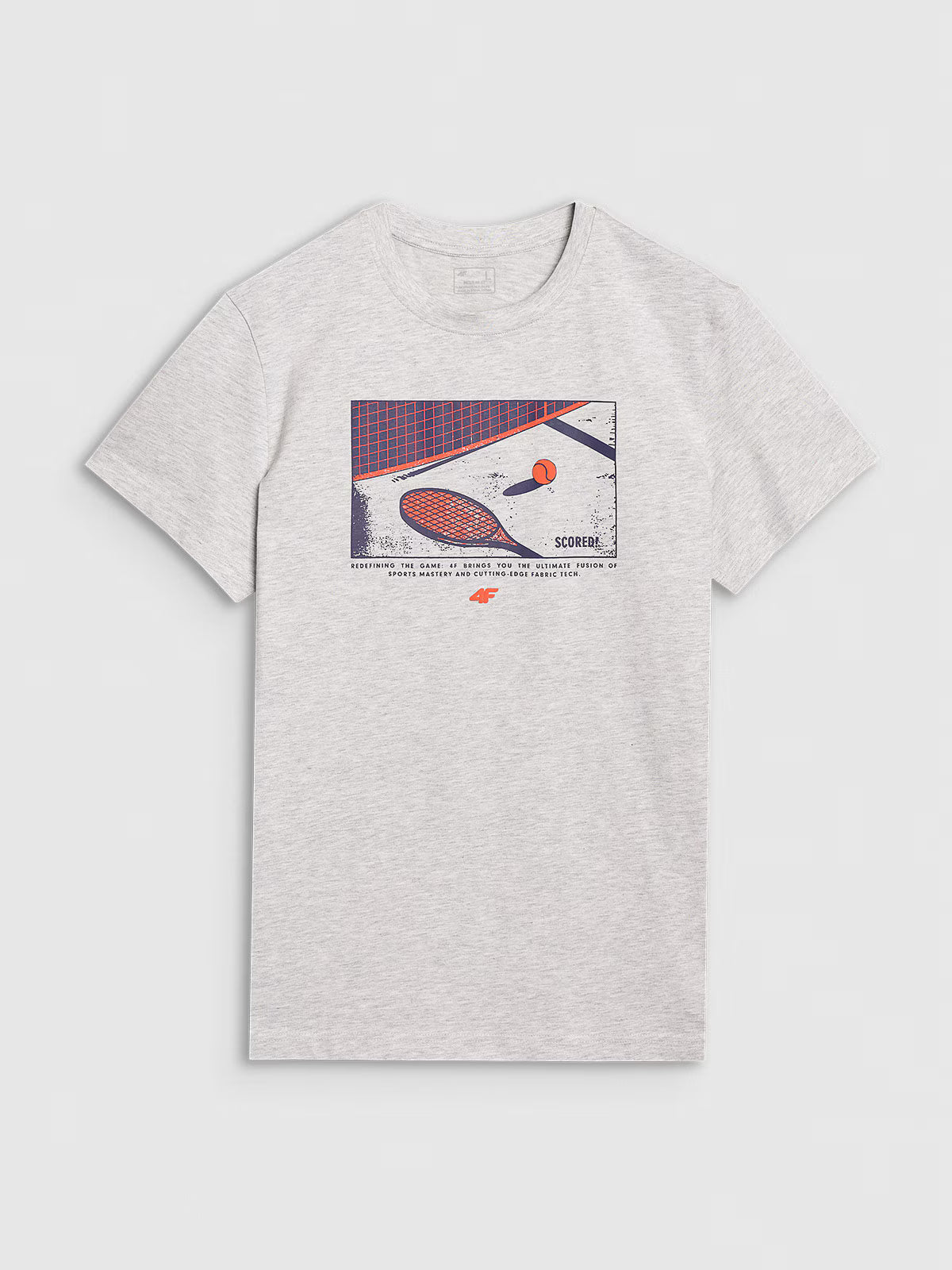 T-shirt regular z nadrukiem męski