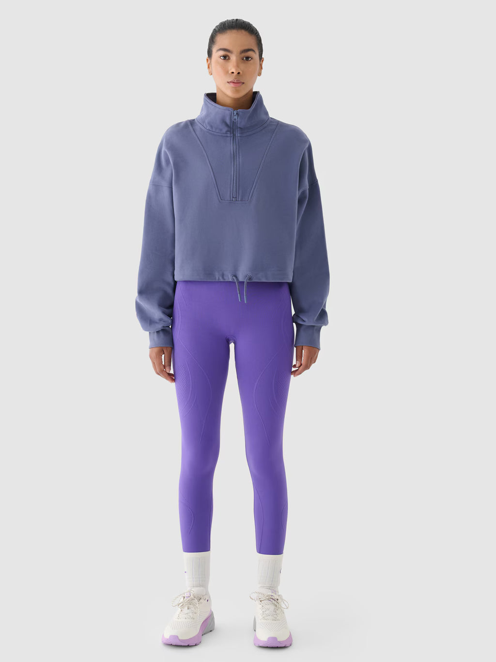 Bluza dresowa bez kaptura damska 4F x Anna Lewandowska