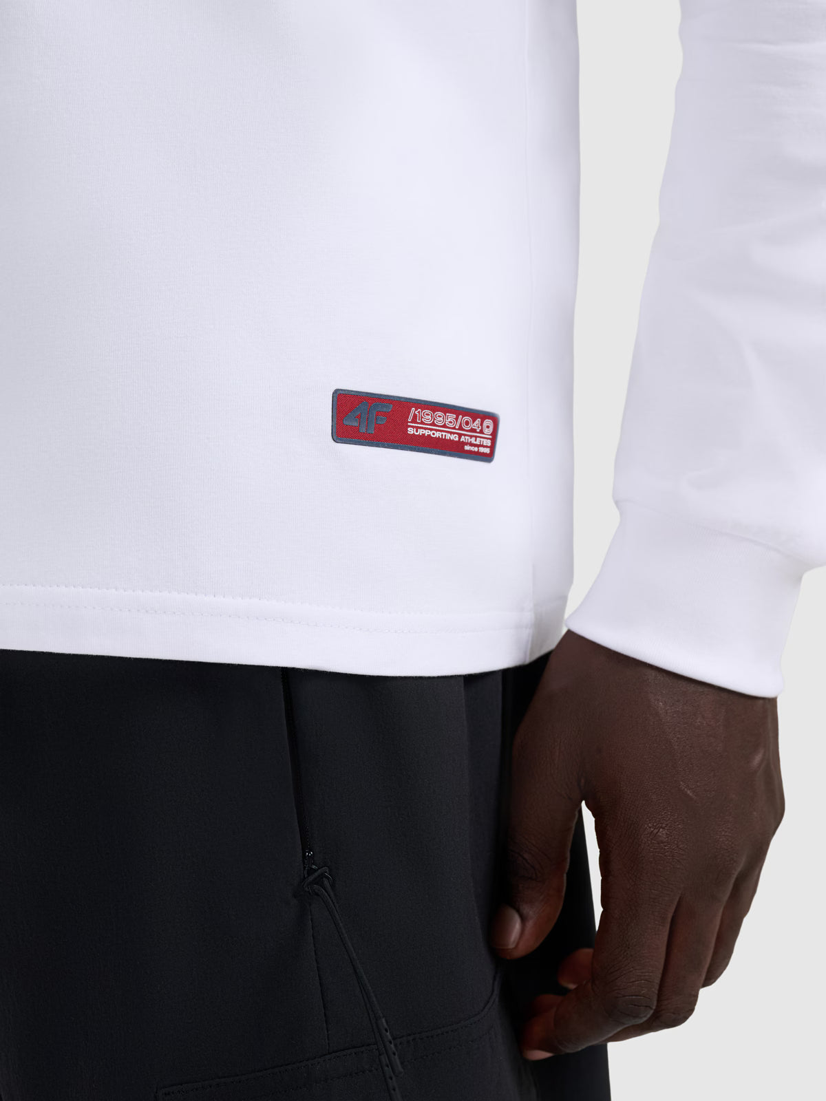 Longsleeve regular z nadrukiem męski