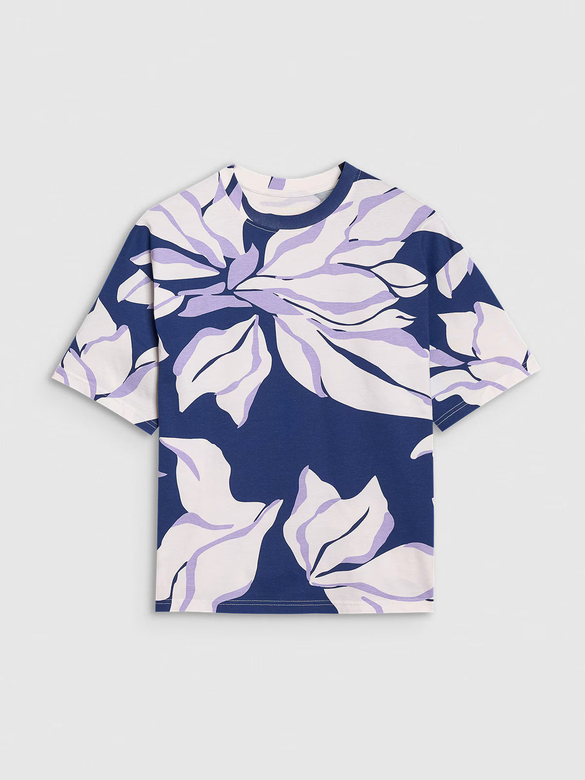 T-shirt oversize z nadrukiem damski