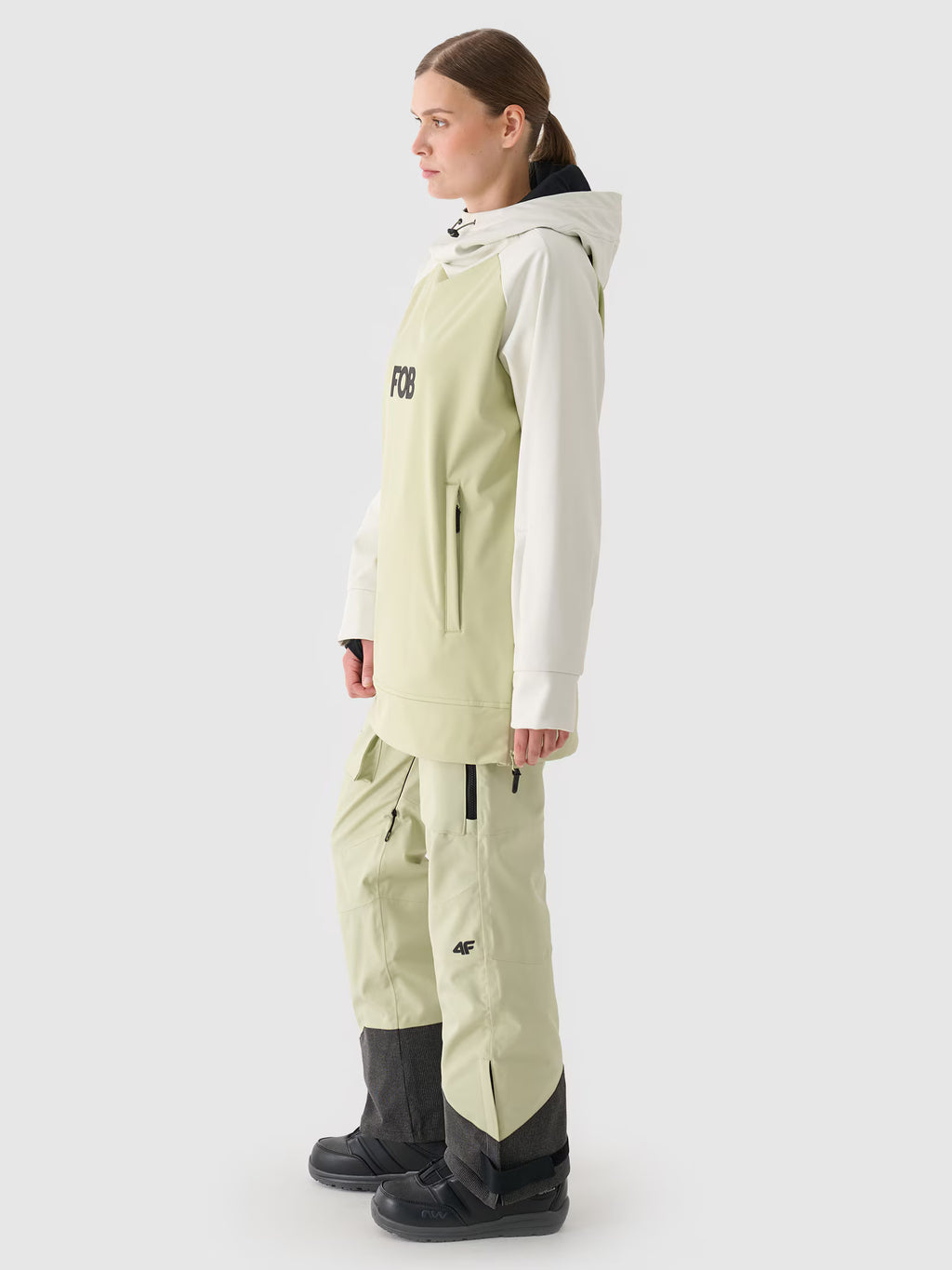 Bluza snowboardowa z softshellu membrana 5000 damska
