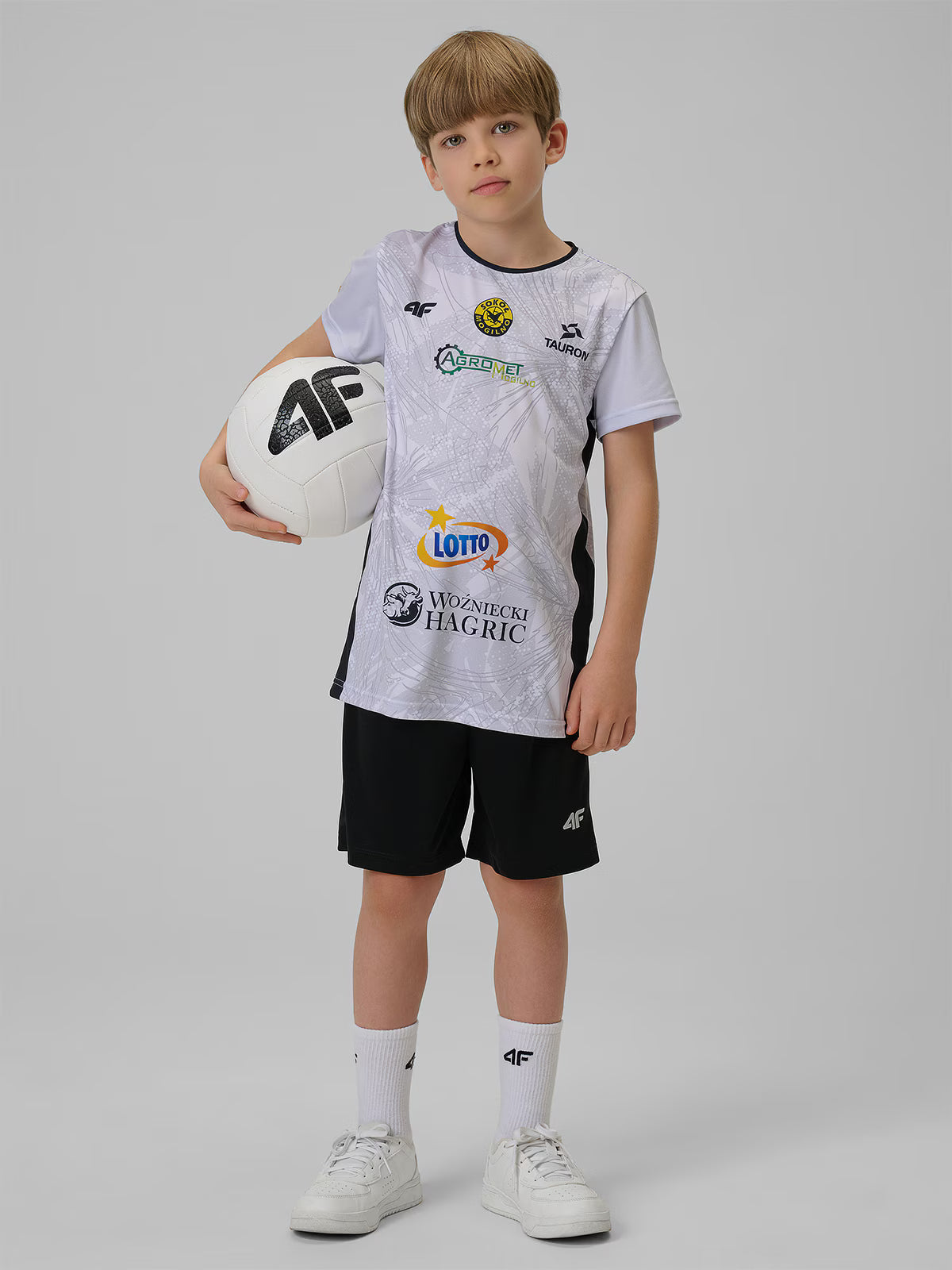 Koszulka meczowa replika domowa z sezonu 2025/26 dziecięca 4F x Sokół & Hagric Mogilno