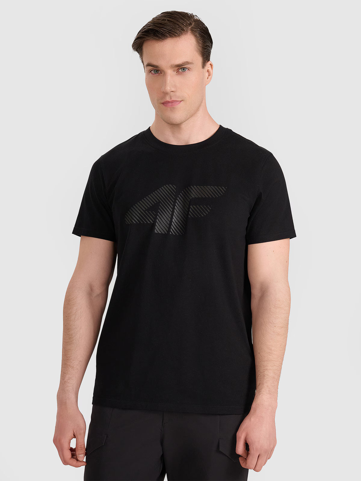 T-shirt regular z nadrukiem męski