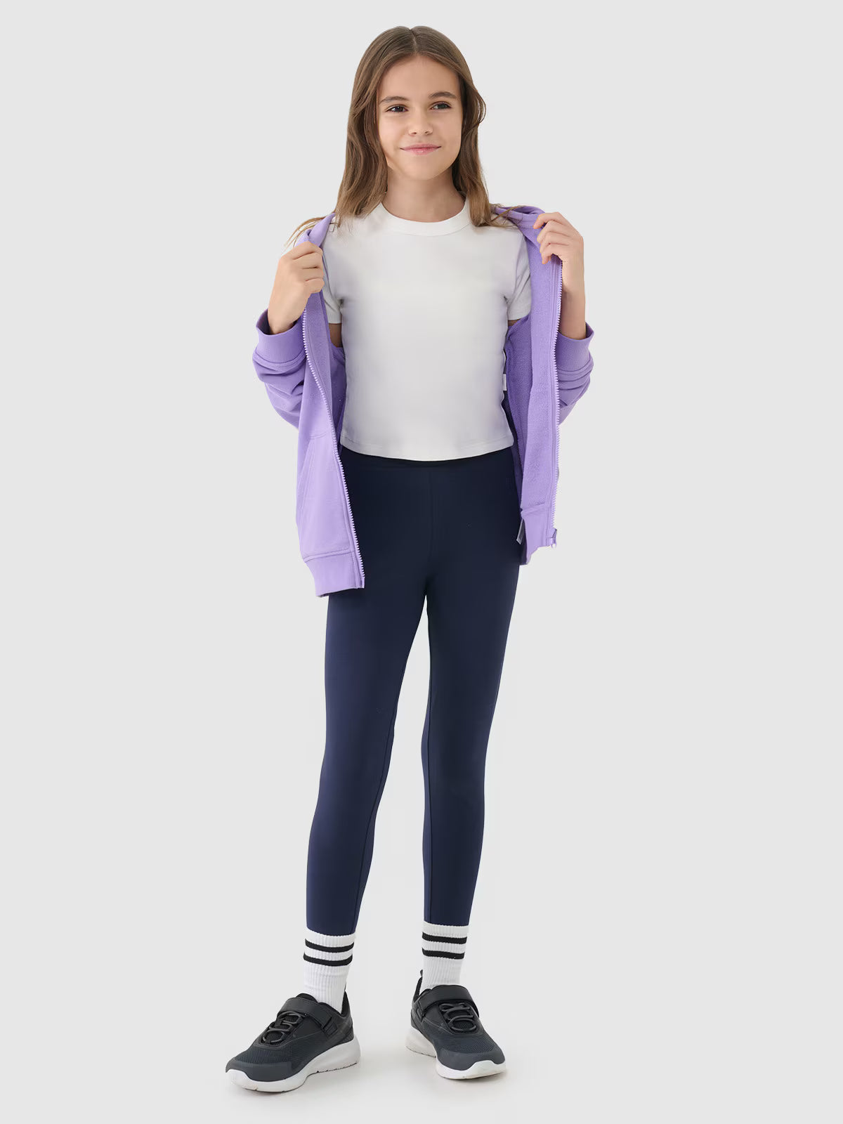 Legginsy dzianinowe dziewczęce