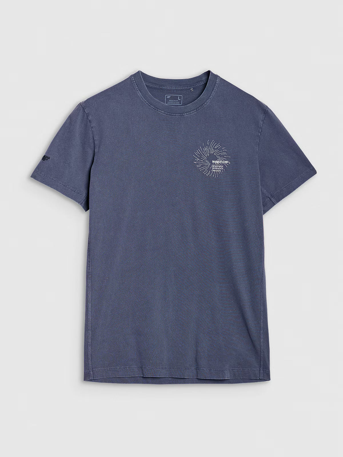 T-shirt regular z nadrukiem męski