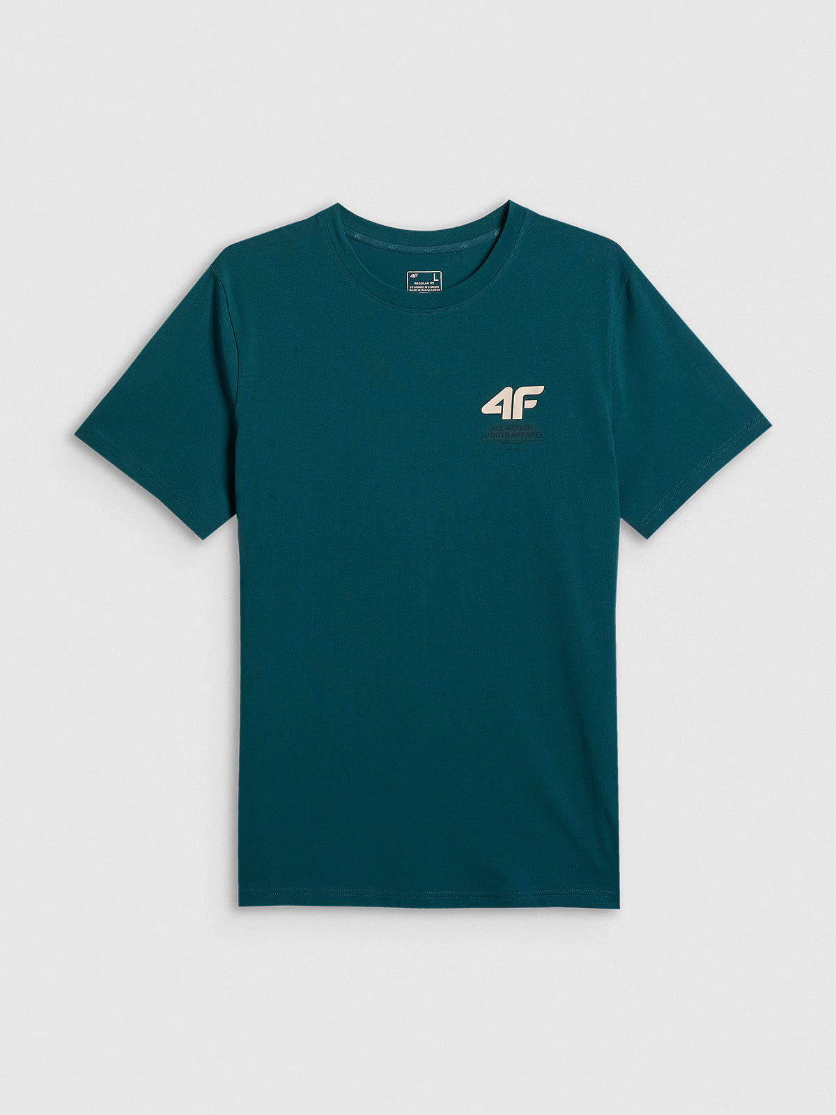T-shirt regular gładki męski