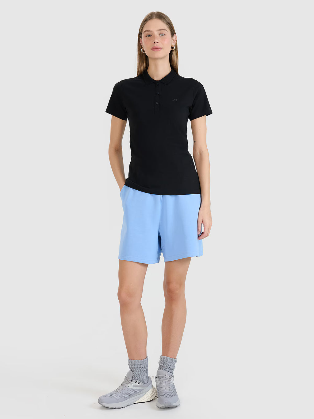 Koszulka polo slim damska