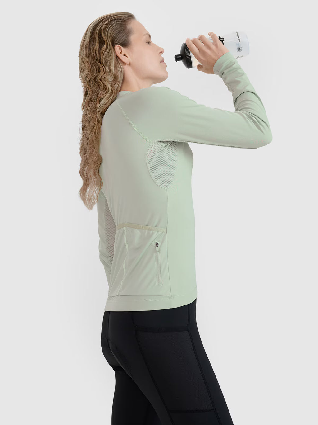 Longsleeve rowerowy rozpinany damski