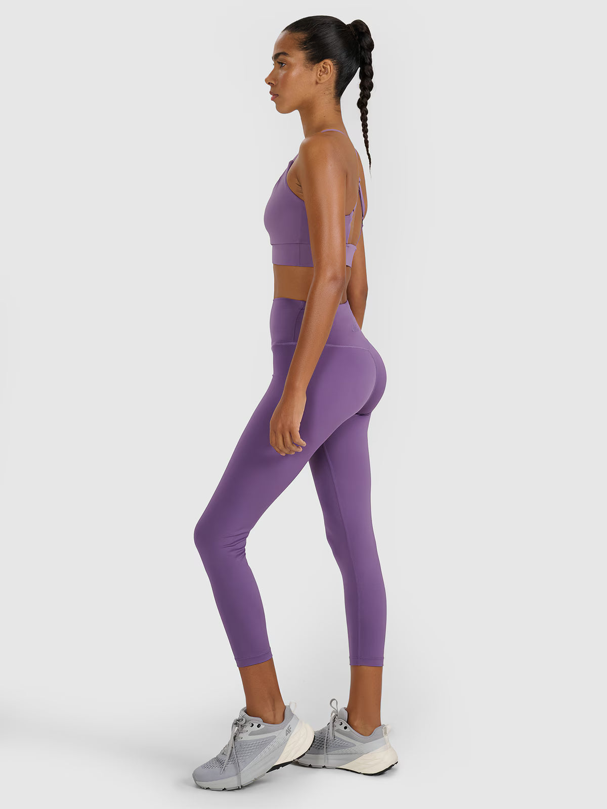 Legginsy treningowe 7/8 z wysokim stanem damskie