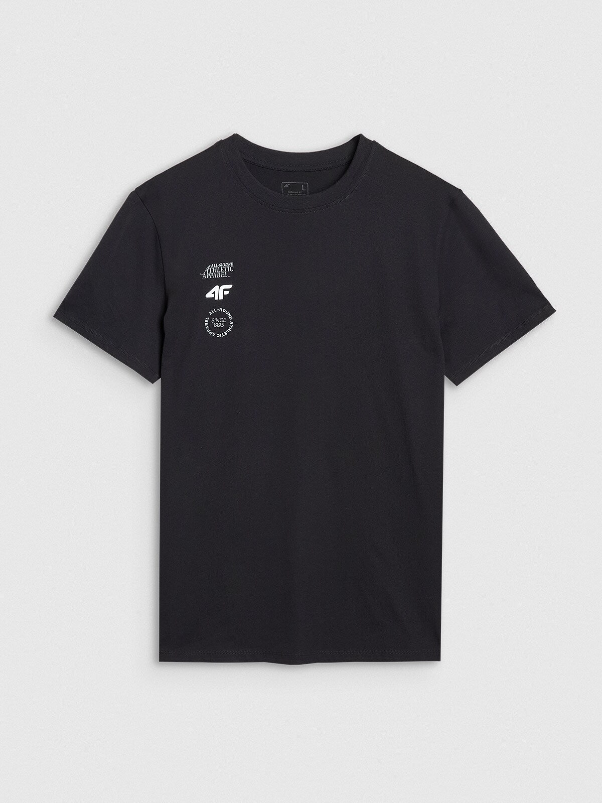 T-shirt regular z nadrukiem męski
