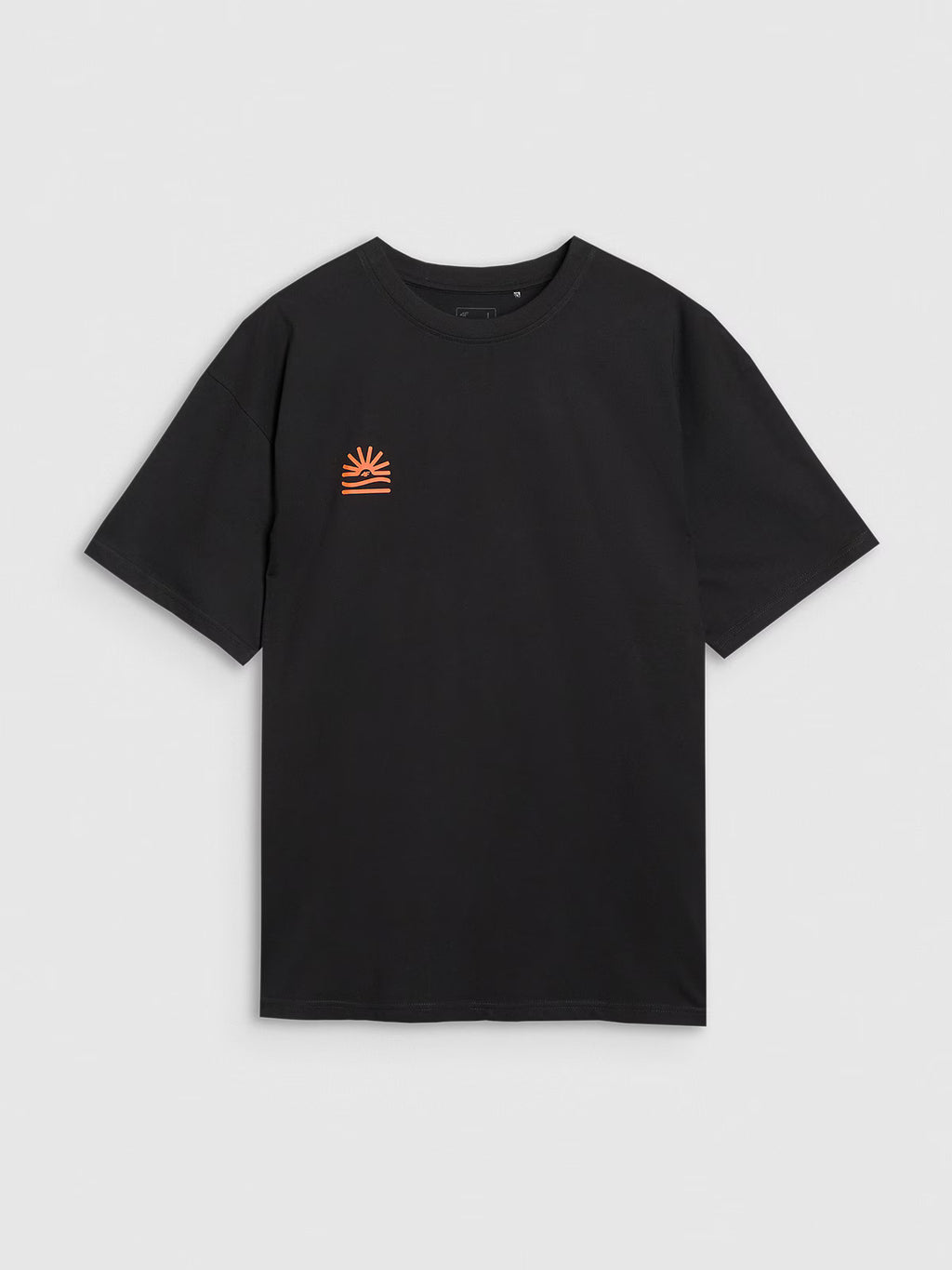 T-shirt oversize z nadrukiem męski