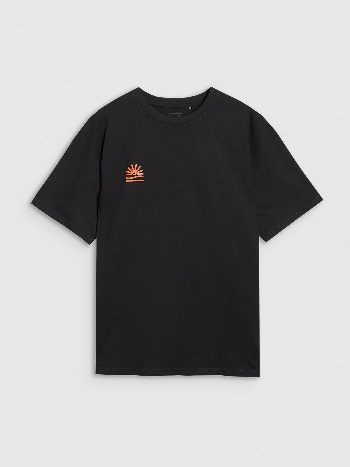 T-shirt oversize z nadrukiem męski