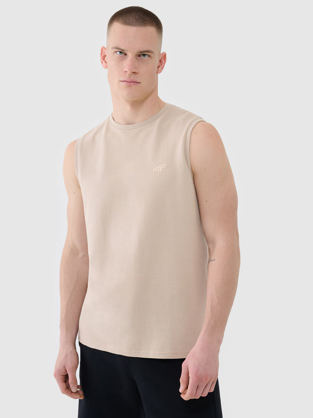 Tank top regular gładki męski
