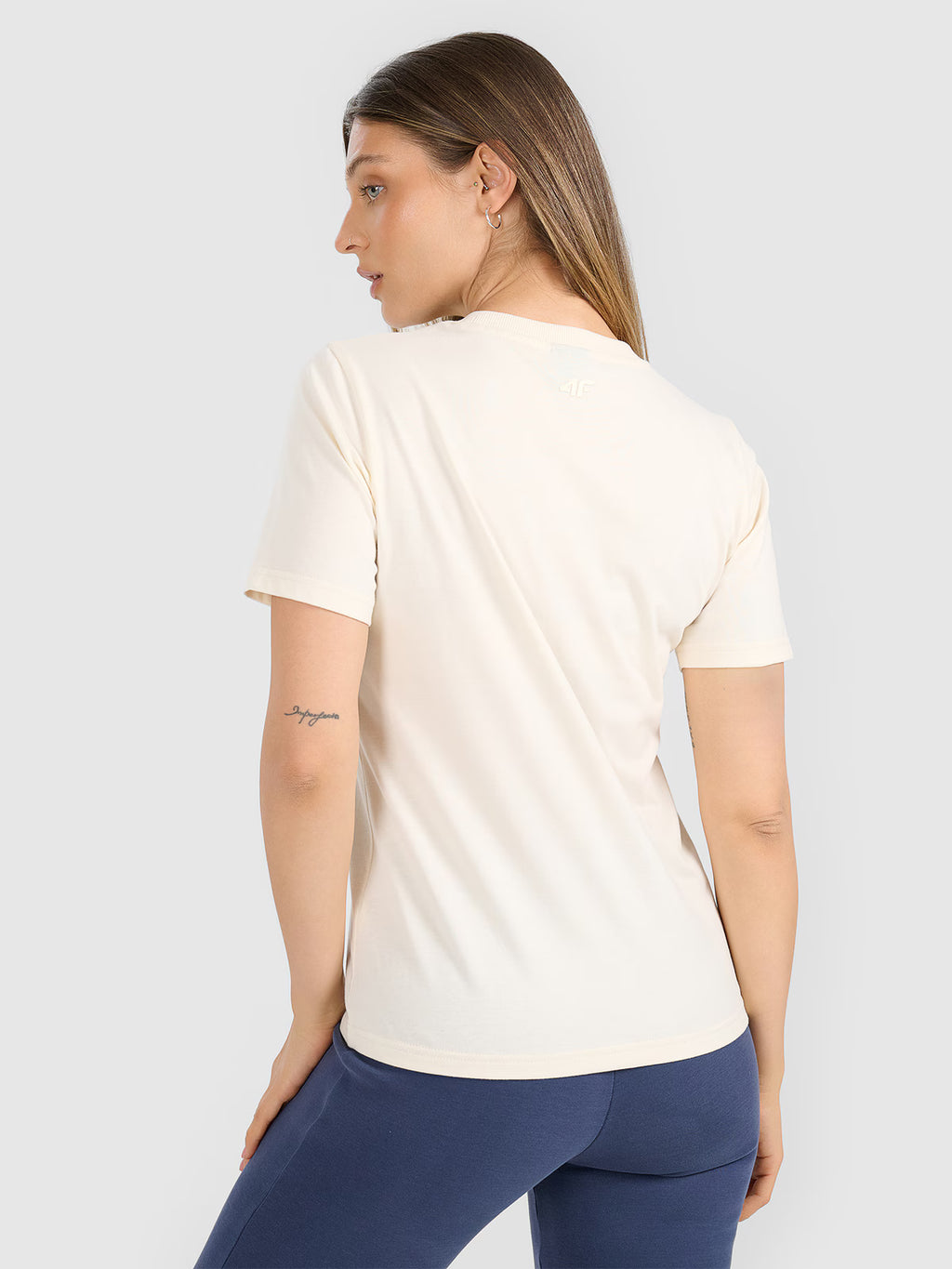 T-shirt regular z nadrukiem damski