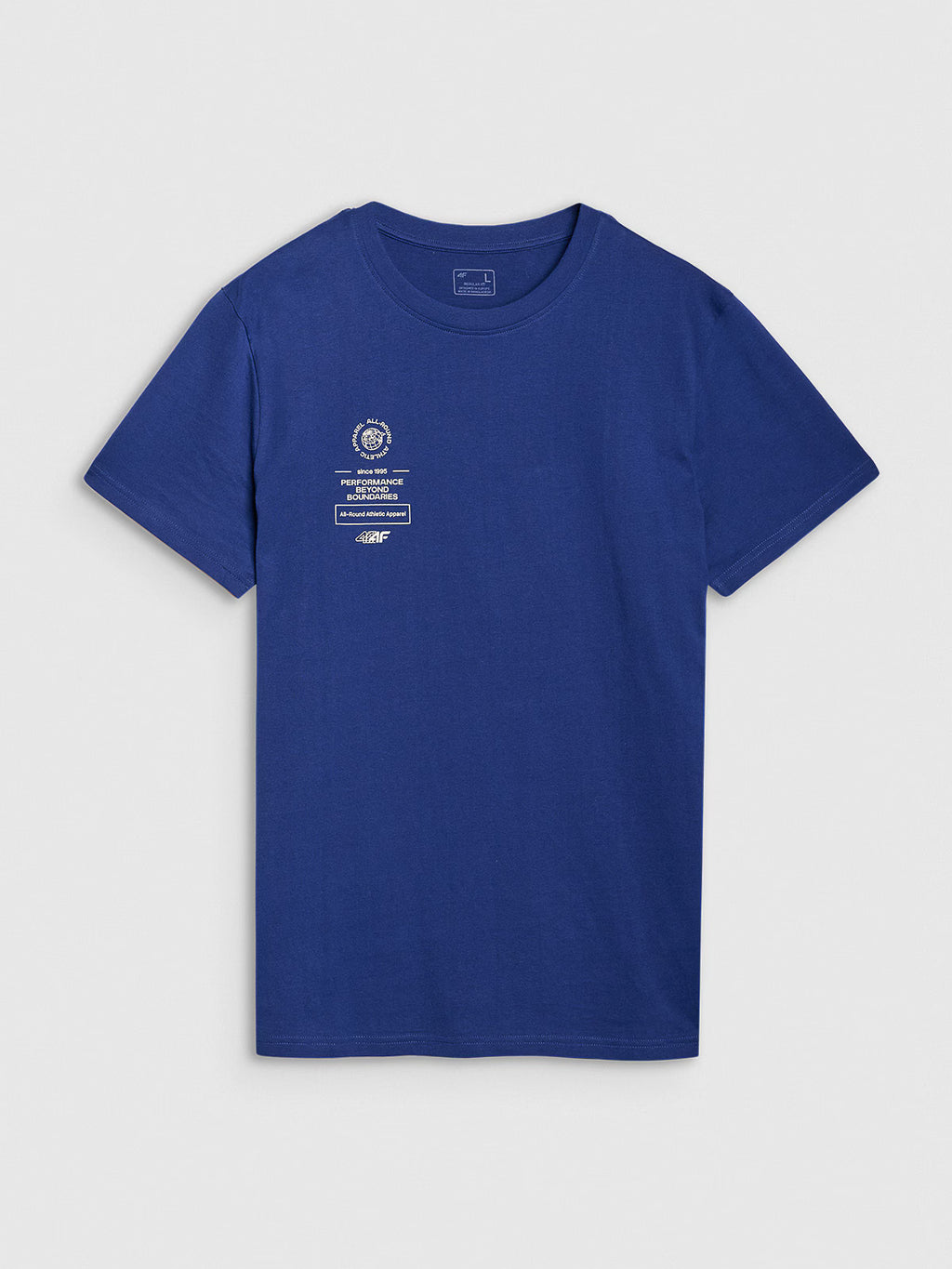 T-shirt regular z nadrukiem męski