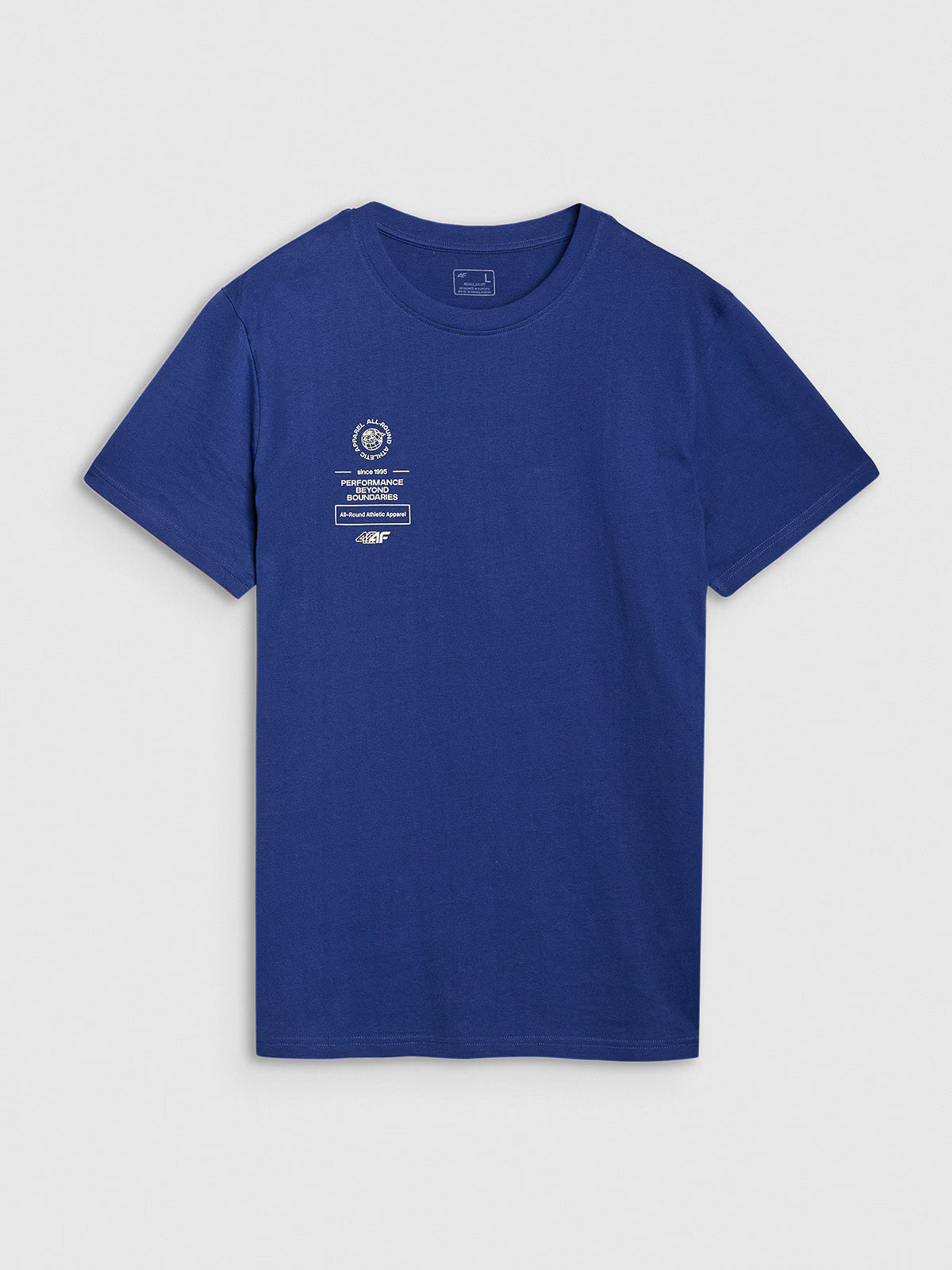 T-shirt regular z nadrukiem męski